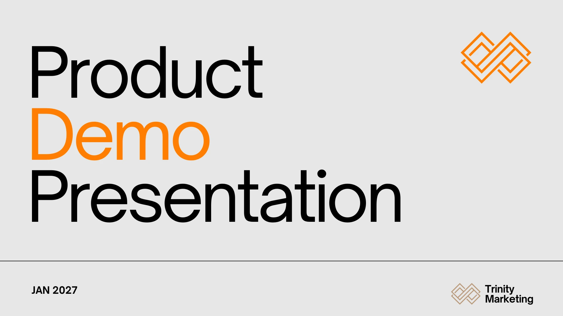 Product Demo